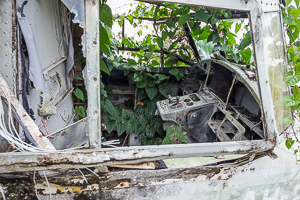 Wrecks of Russian planes